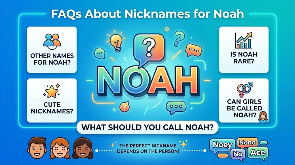 200+ Nicknames for Noah Adorable, Funny, Cool & Creative Ideas