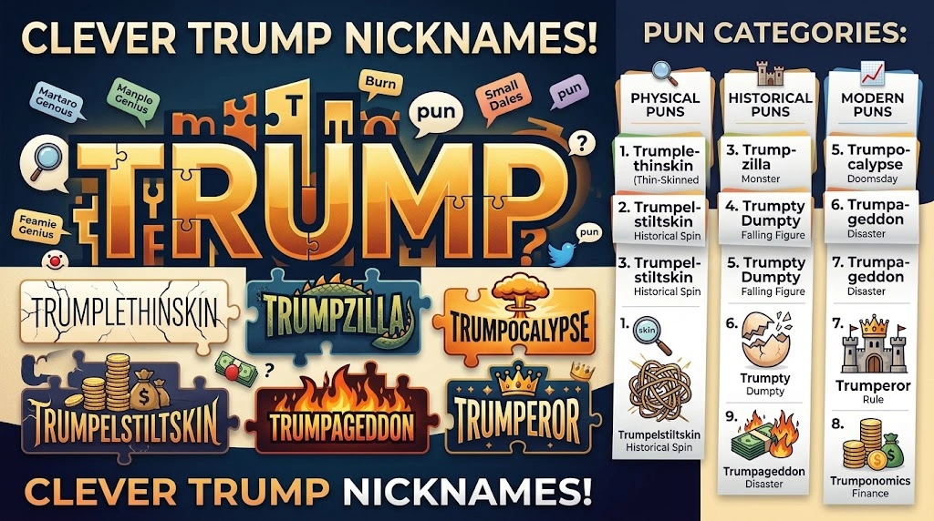 200+ Trump Nicknames — The Complete List
