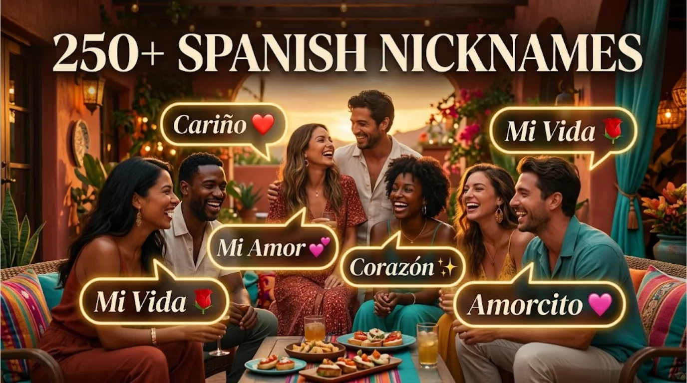 250+ Spanish Nicknames: Cute, Funny, Romantic & Unique Ideas