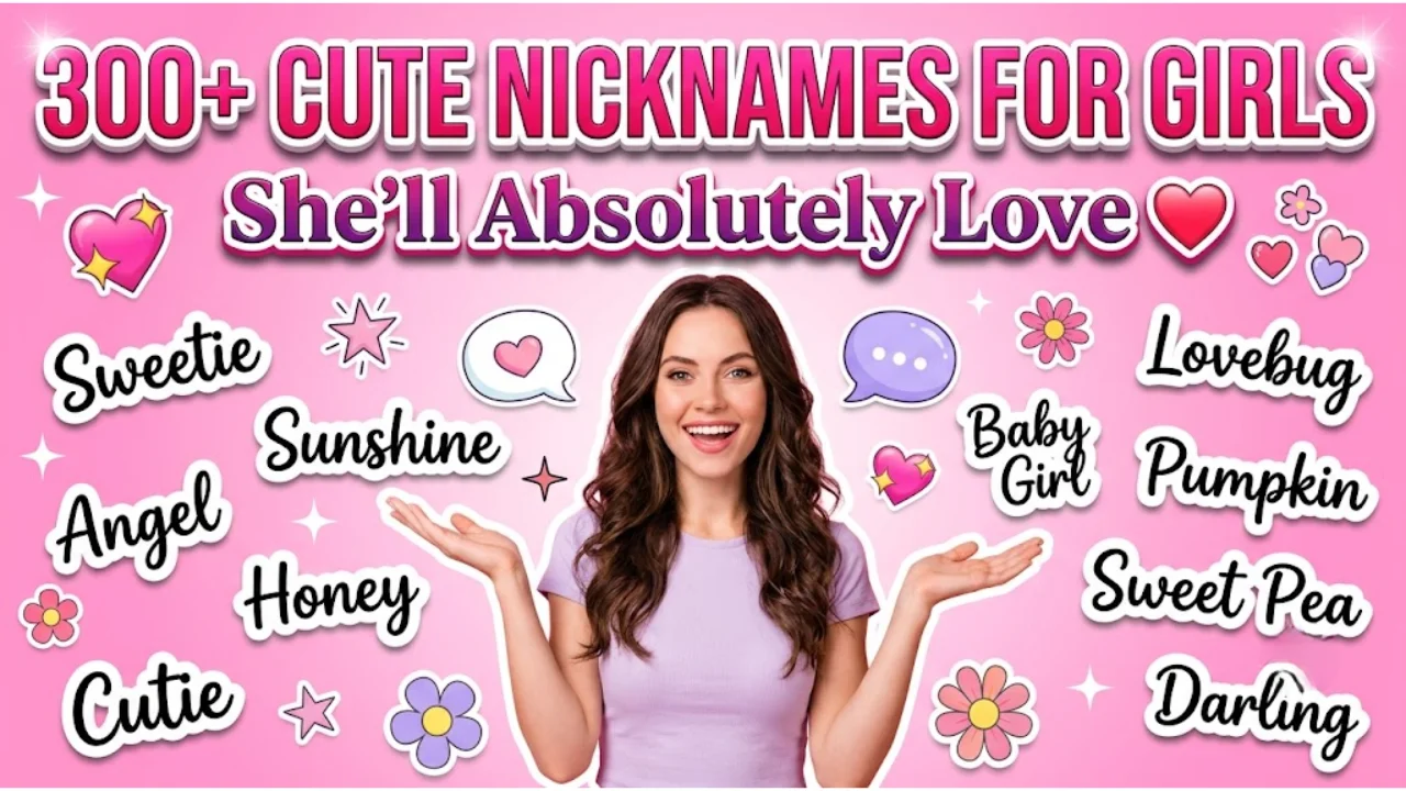 300+ Cute Nicknames for Girls