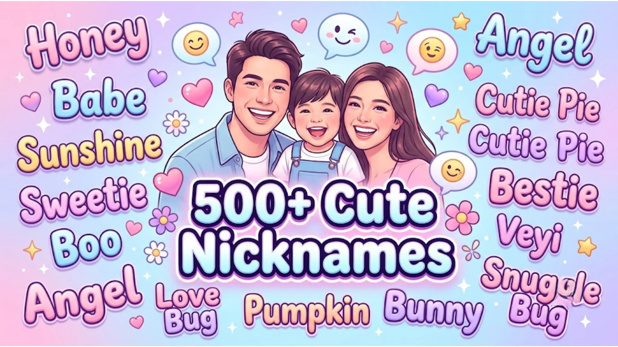 500+ Cute Nicknames for Everyone (Funny, Sweet & Unique)