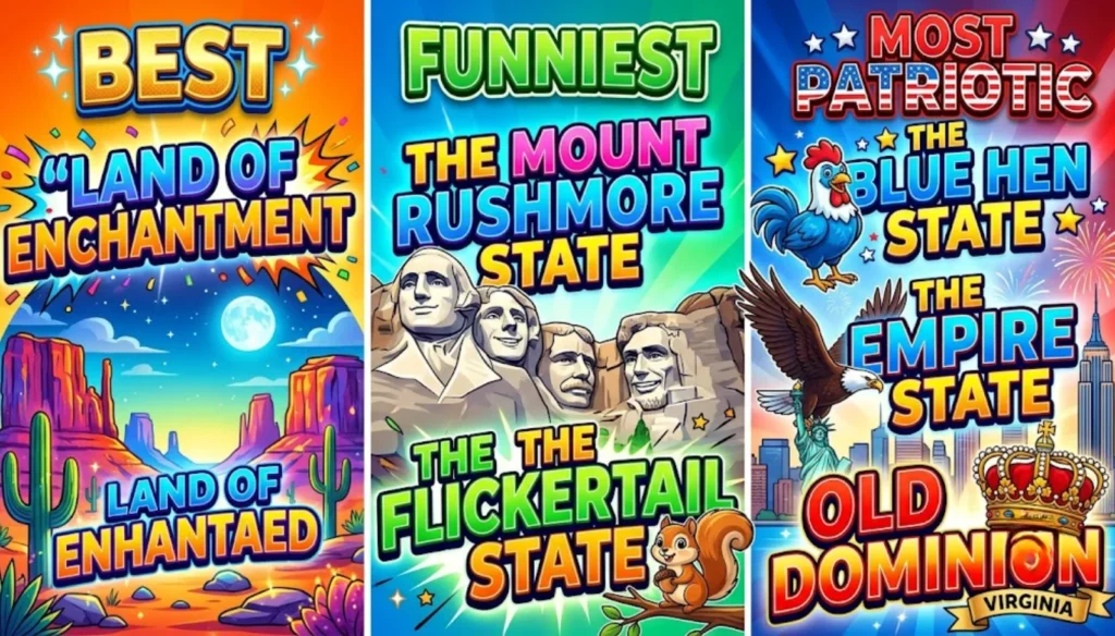 Best, Funniest and Most Unique State Nicknames