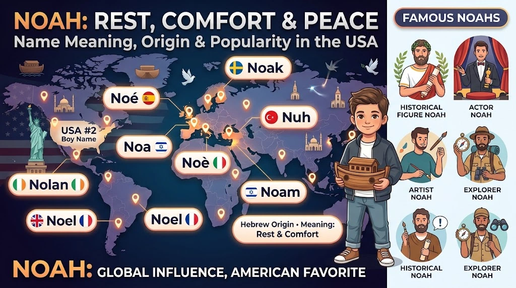 Cool, Strong & Modern Nicknames for Noah