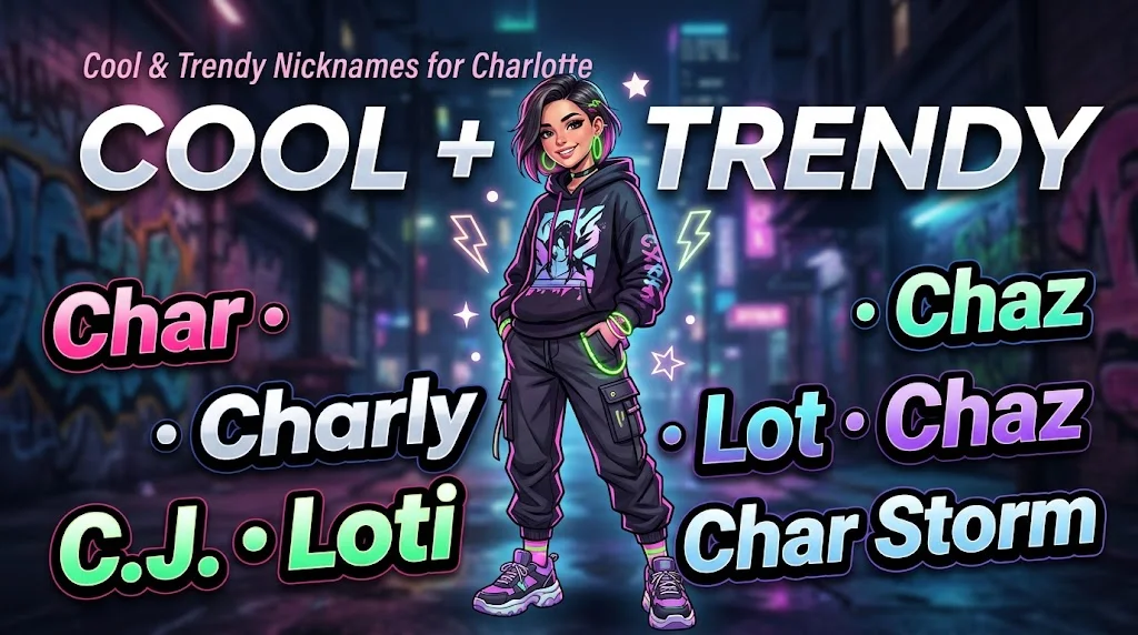 Cool & Trendy Nicknames for Charlotte