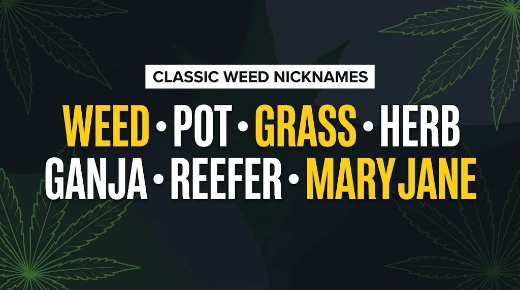 Cool and Popular Slang Names for Weed