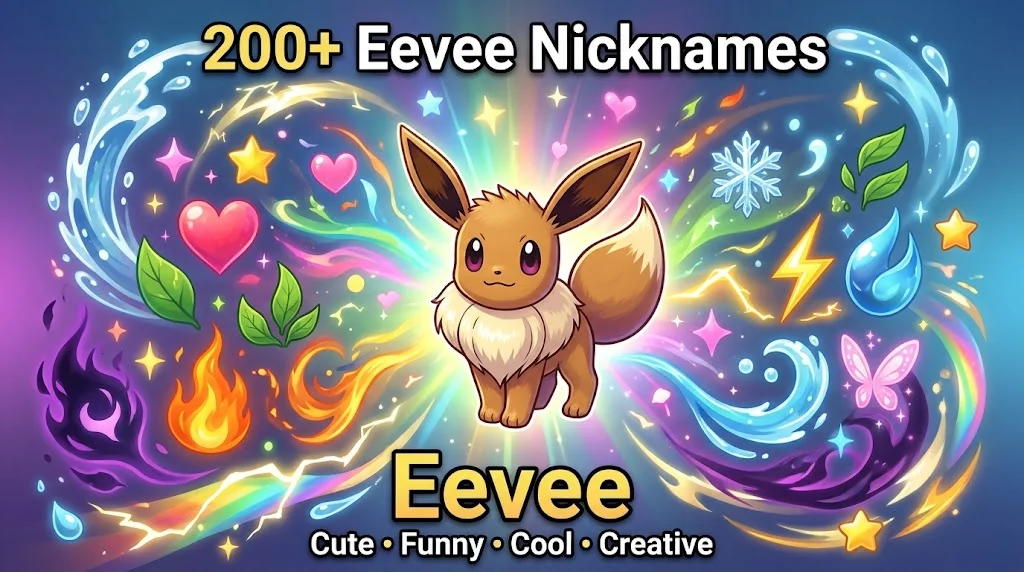 Cute Eevee Nicknames