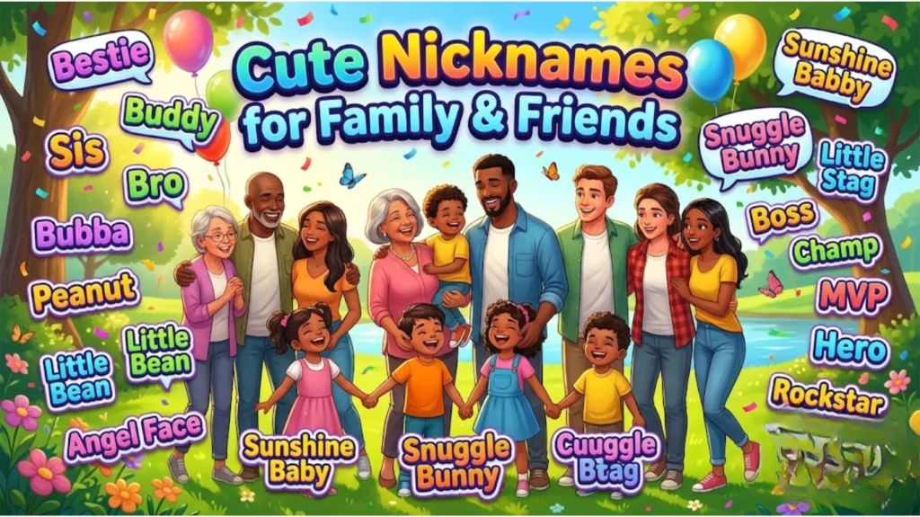 Cute Nicknames for Family, Friends & Kids