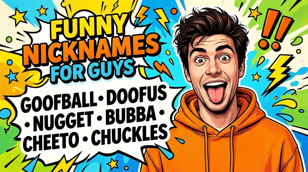 Funny Nicknames for Guys