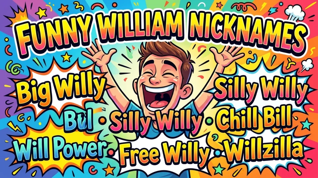 Funny Nicknames for William