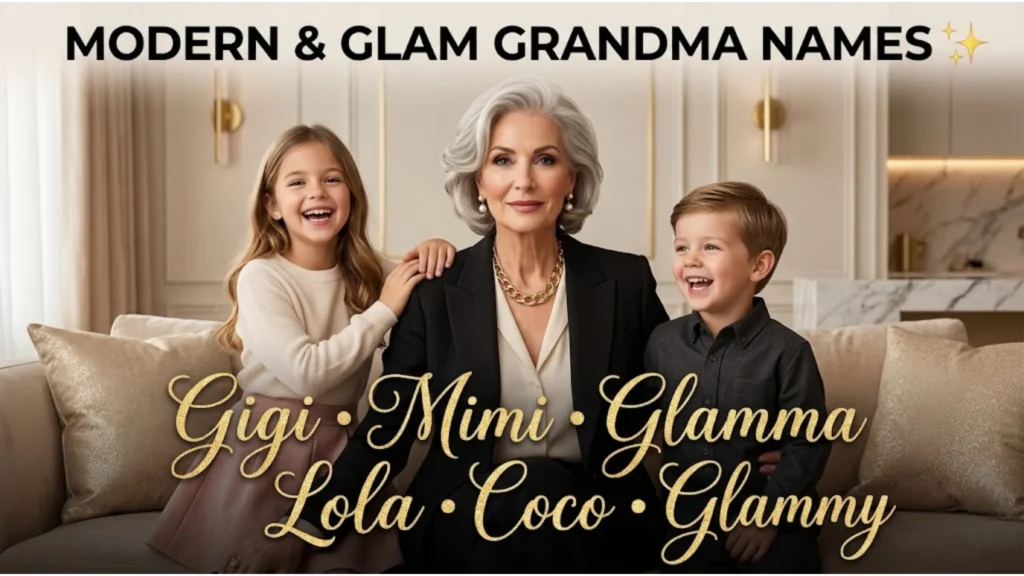 Modern, Trendy & Glamorous Grandma Names