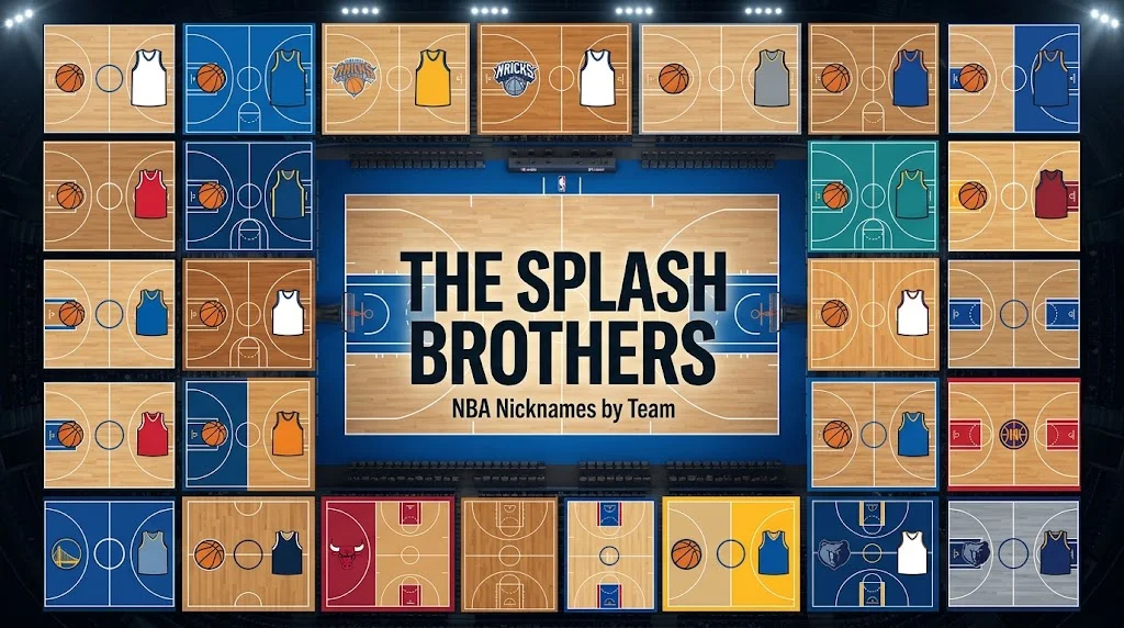 NBA Nicknames by Team