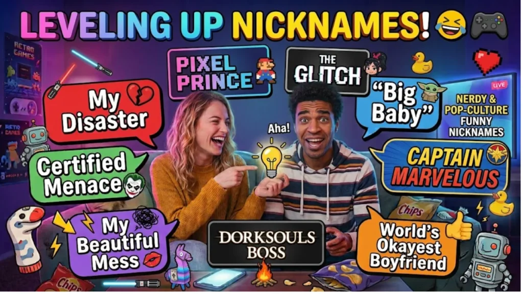 Nerdy and Pop-Culture Funny Nicknames for Boyfriend