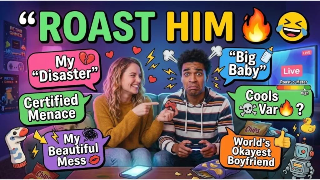 Roast-Style Funny Nicknames for Boyfriend