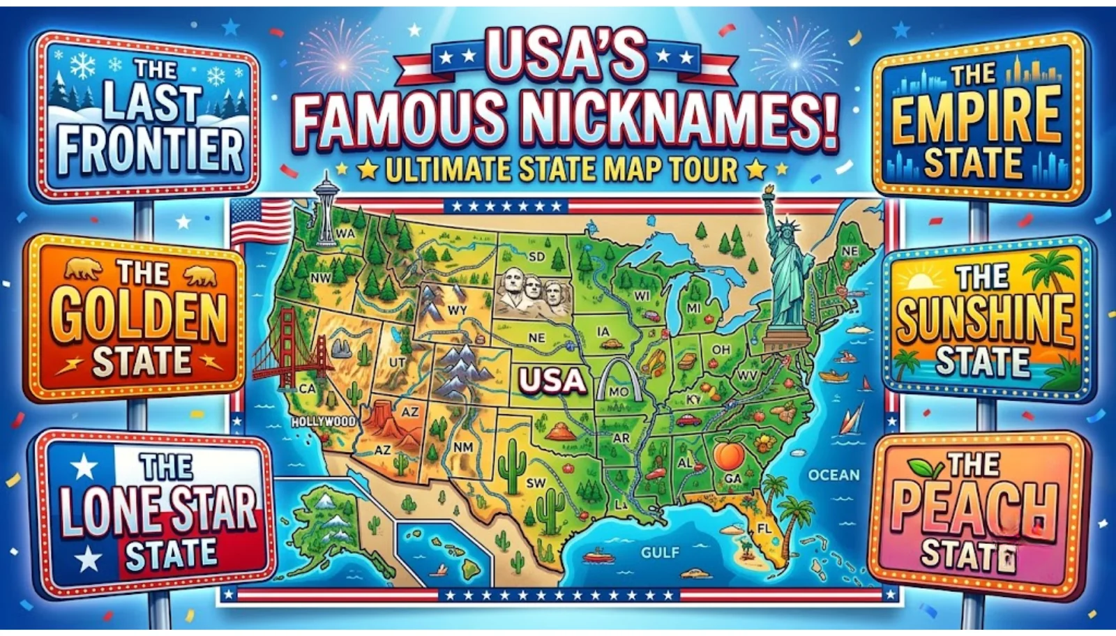 US State Nicknames: The Complete List of All 50 U.S. States (2026 Guide)