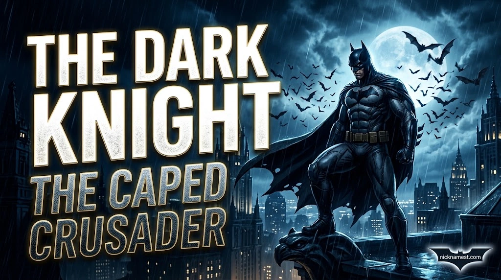 100+ Batman Nicknames Cool, Funny & Iconic Names for the Dark Knight