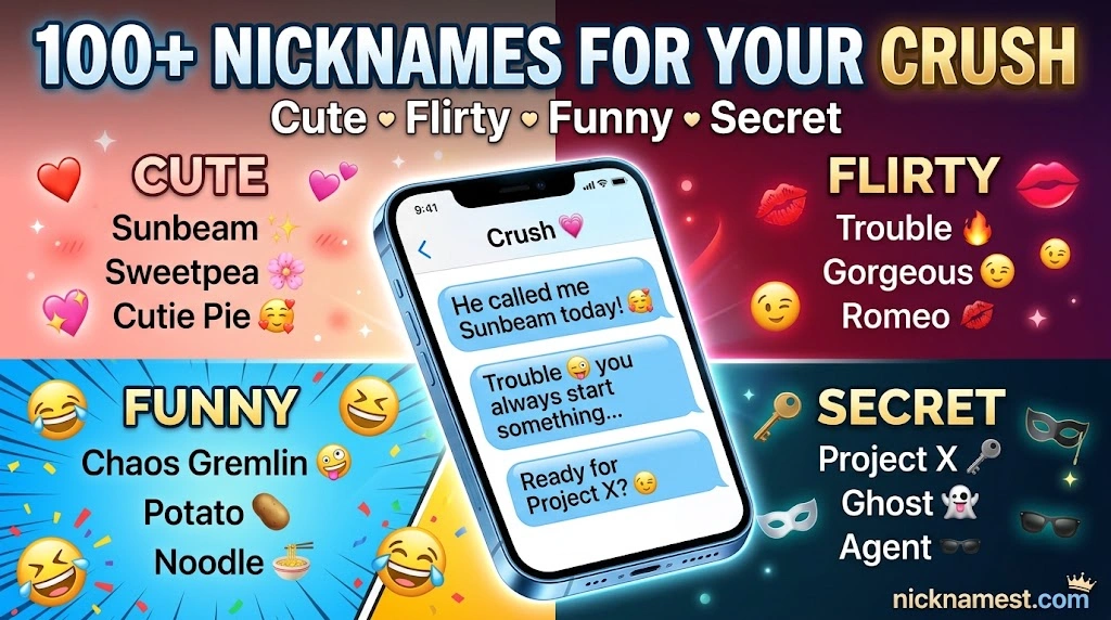20 Secret Code Names for Your Crush