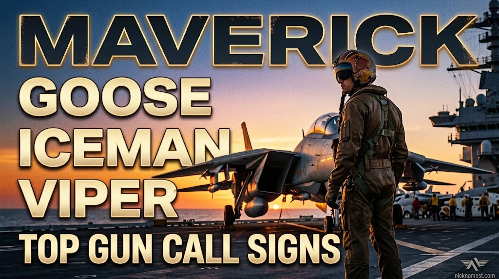 Cool Top Gun-Style Nicknames
