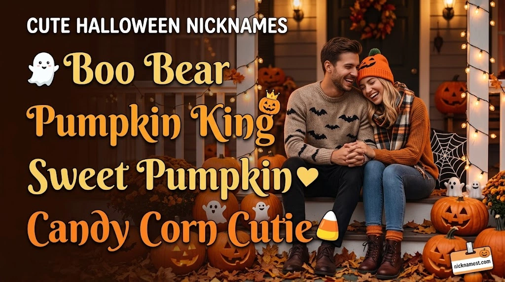 Flirty Halloween Nicknames for Boyfriend