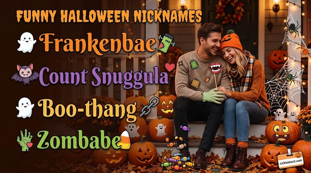 Funny Halloween Nicknames for Boyfriend