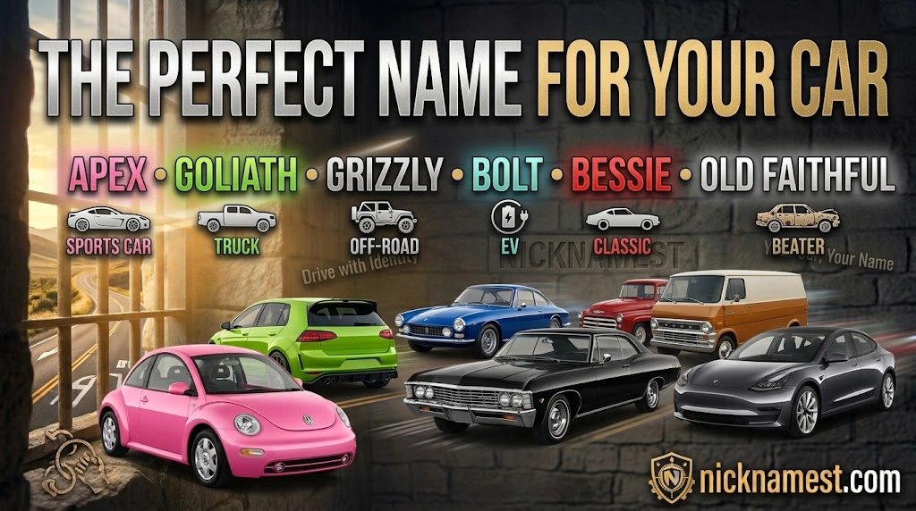 How to Pick a Good Car Nickname
