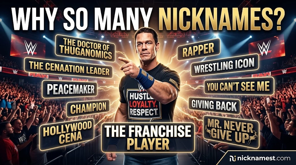Official & Most Famous John Cena Nicknames Used in WWE