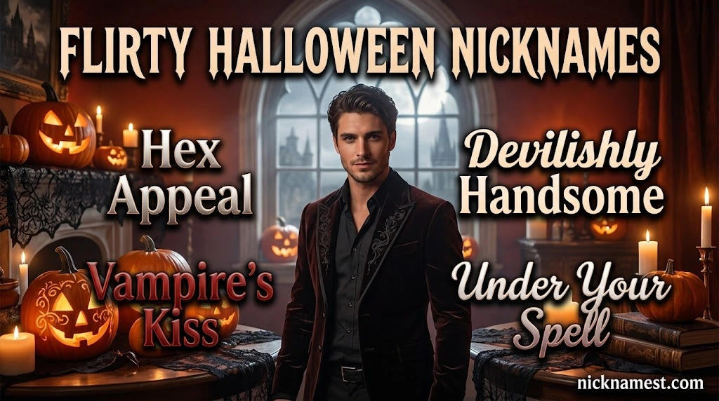 Spooky Halloween Nicknames for Boyfriend